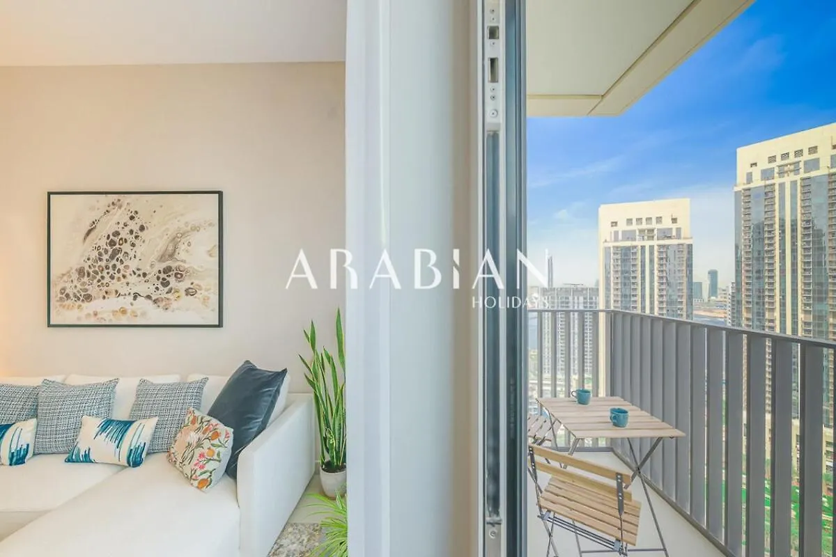 Apartmán Sophisticated 1Br With City View In Creek Harbor Dubaj