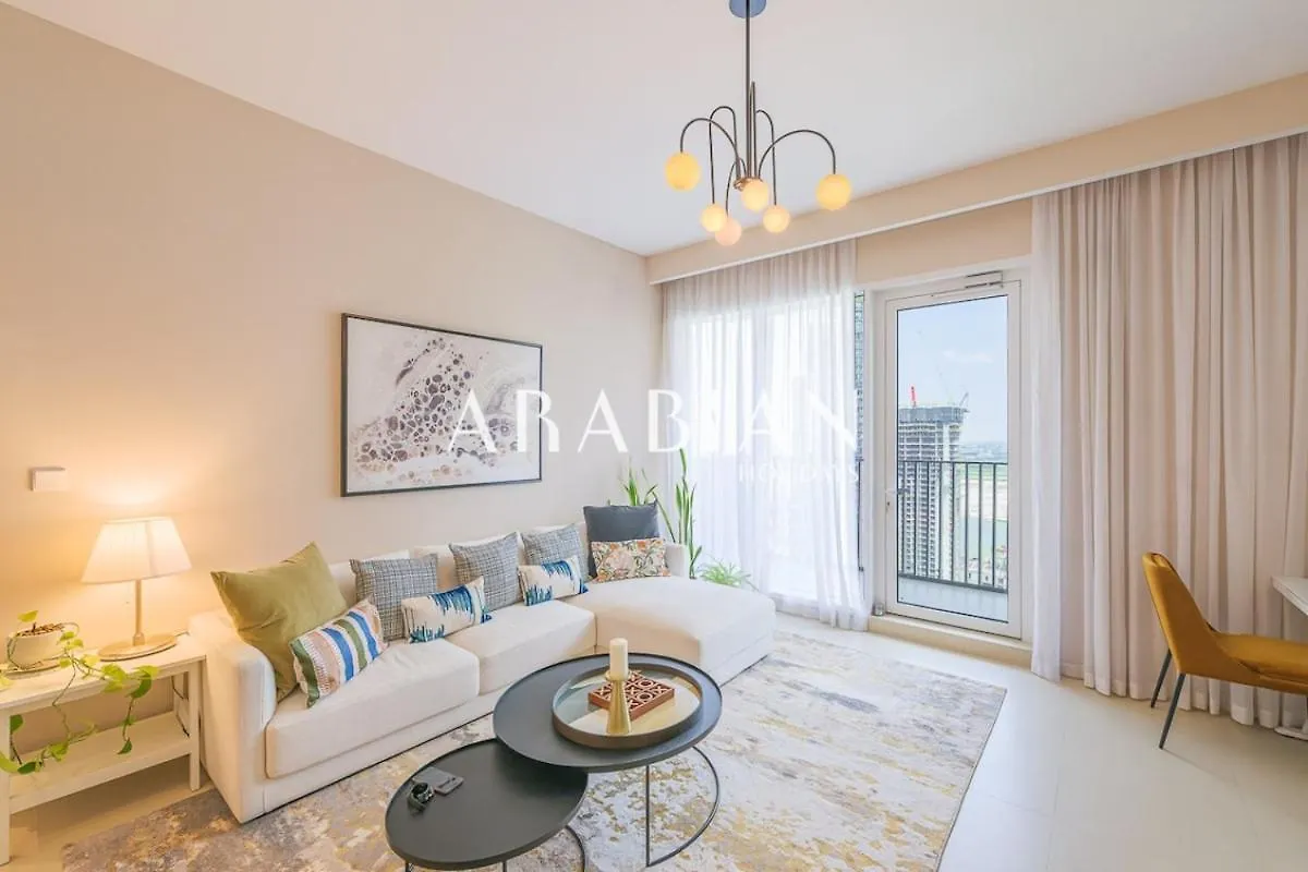 Sophisticated 1Br With City View In Creek Harbor Dubaj